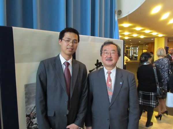 在联合国与联合国副秘书长赤阪清隆先生